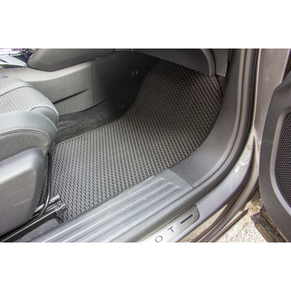 Фото - Коврики из экокожи в салон авто передние EVAtech ECO для 2008 Peugeot 2019 2 поколение SUV EU PT12767AV2AV2BBB