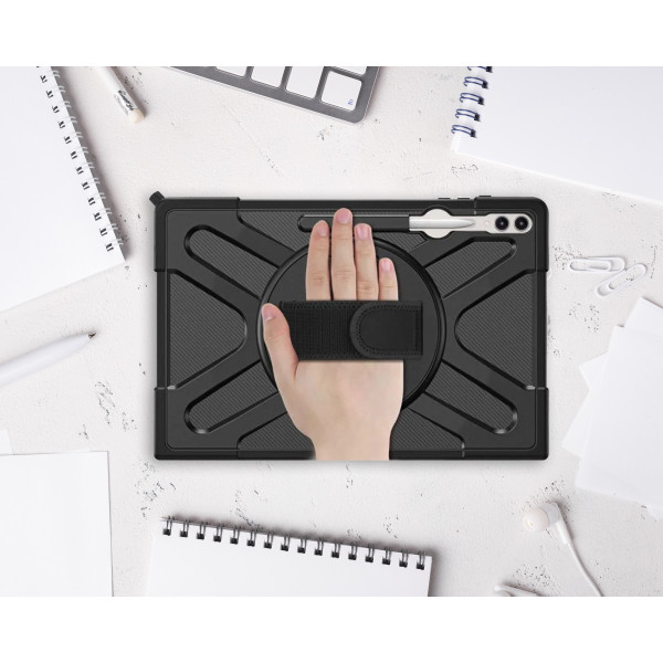 Фото - Чохол для планшета BeCover Heavy Duty Case for Samsung Galaxy Tab S8 Ultra/S9 Ultra/S10 Ultra (X900/X906/X910/X916/X920/X926) 14.6" Black (713664)