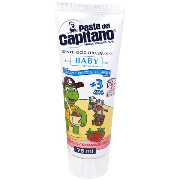 Фото - Зубная паста детская Pasta Del Capitano Baby Strawberry 3+ 75 мл (PTPBS75)