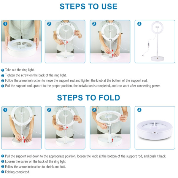 Фото - Кільцева лампа Puluz 26 см (PU480W)