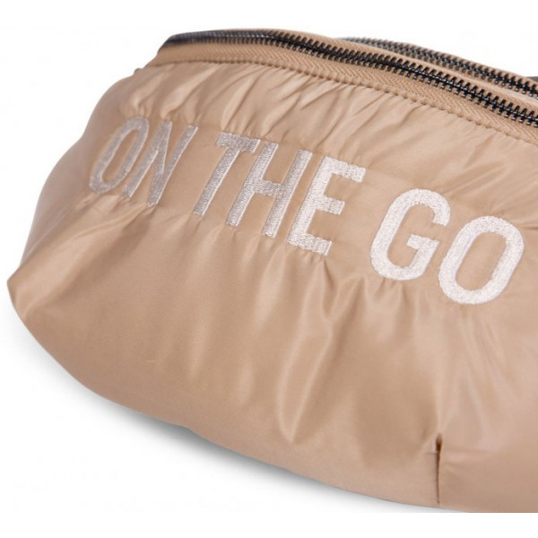 Фото - Поясна сумка Childhome Puffered Beige (CWBANAPBE)