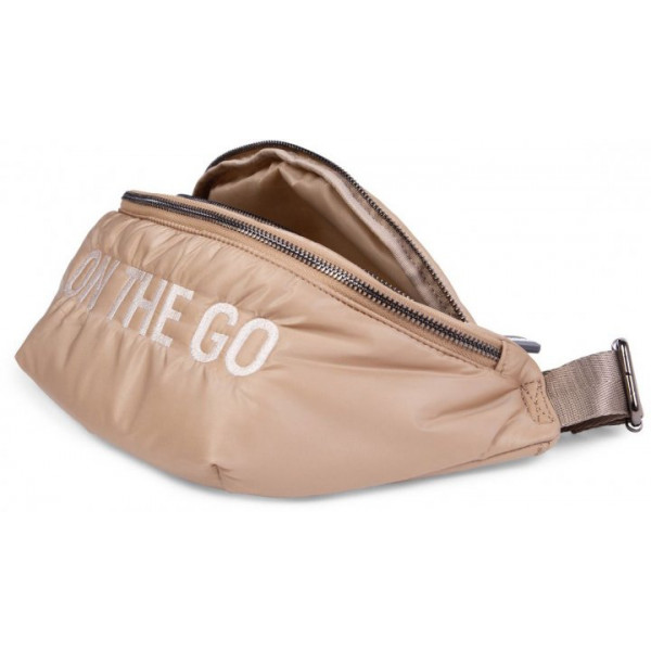 Фото - Поясна сумка Childhome Puffered Beige (CWBANAPBE)