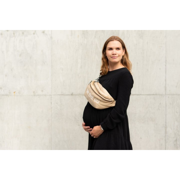 Фото - Поясна сумка Childhome Puffered Beige (CWBANAPBE)