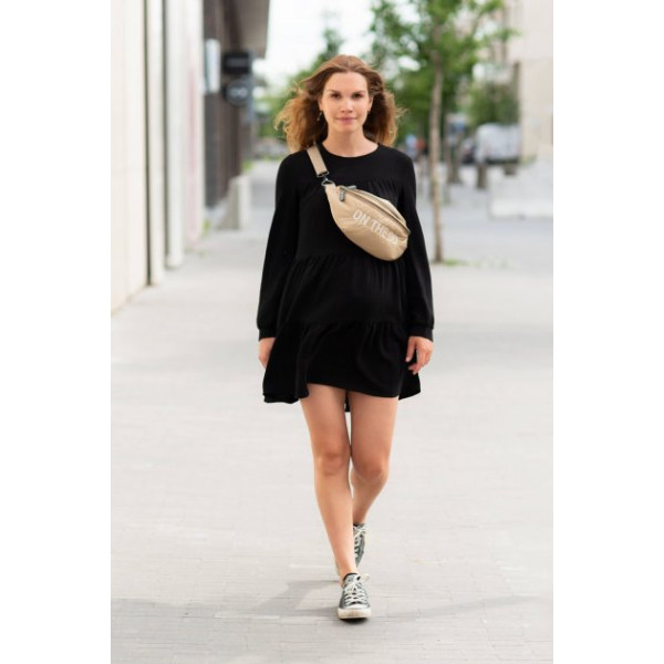 Фото - Поясна сумка Childhome Puffered Beige (CWBANAPBE)