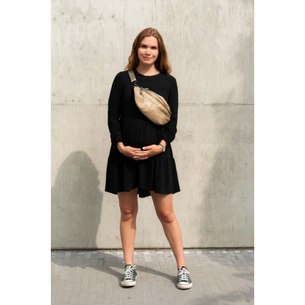 Фото - Поясна сумка Childhome Puffered Beige (CWBANAPBE)