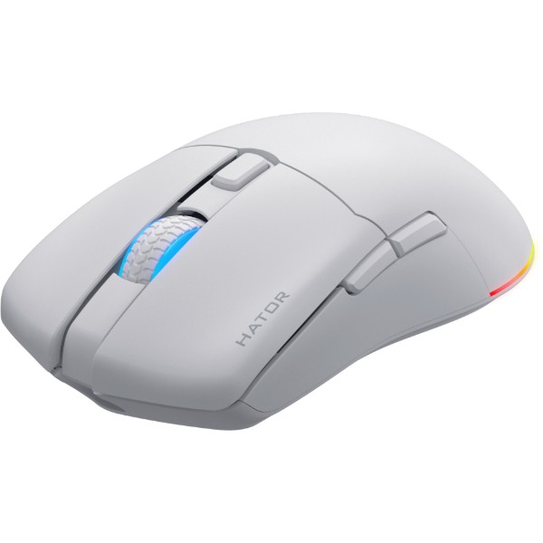 Фото - Мышь беспроводная игровая Hator Pulsar 3 Wireless White (HTM631)