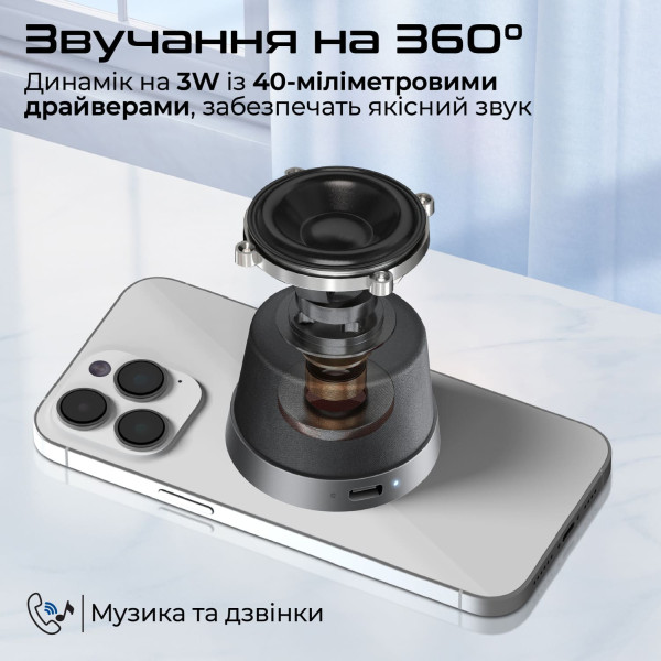 Фото - Уцінка - Портативна акустика Promate punch.black