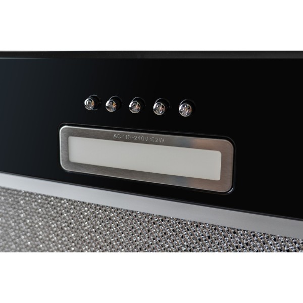 Фото - Витяжка вбудована Ventolux PUNTO 52 BK (700) PB PC