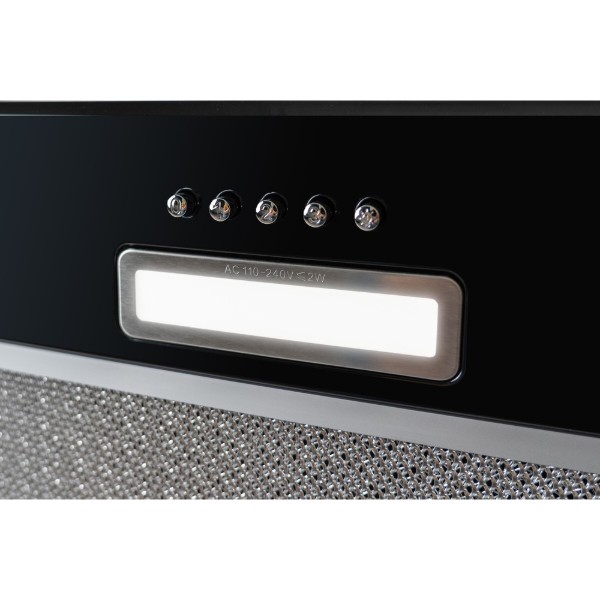 Фото - Витяжка вбудована Ventolux PUNTO 52 BK (700) PB PC