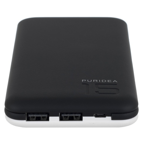 Фото - Батарея мобильная Puridea S3 15000mAh Rubber Black-White