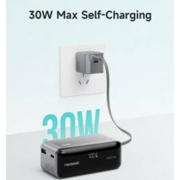 Фото - Батарея мобільна MiiiW Neoseek Digital Display Fast-Charging Power Bank M310 Pro 45W 10000mAh Titanium Gray (iPB1045)