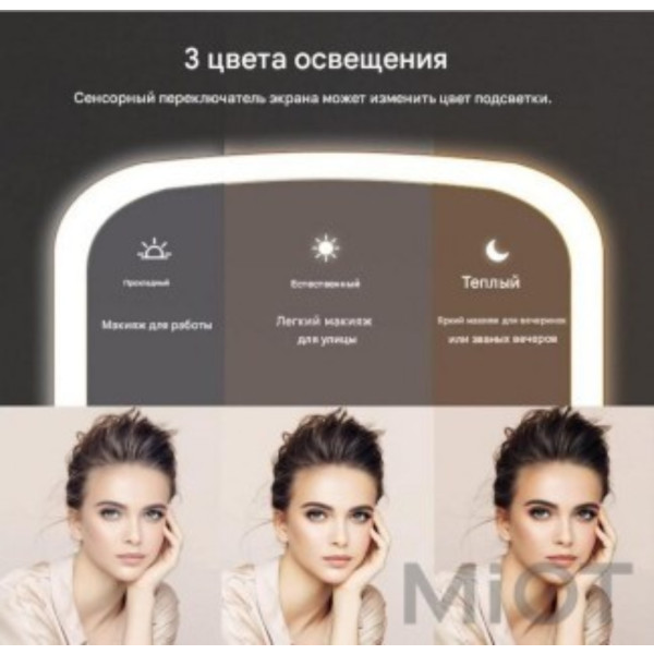 Фото - Косметичне дзеркало Jordan Judy LED Makeup Mirror Pink (NV505 Pink)