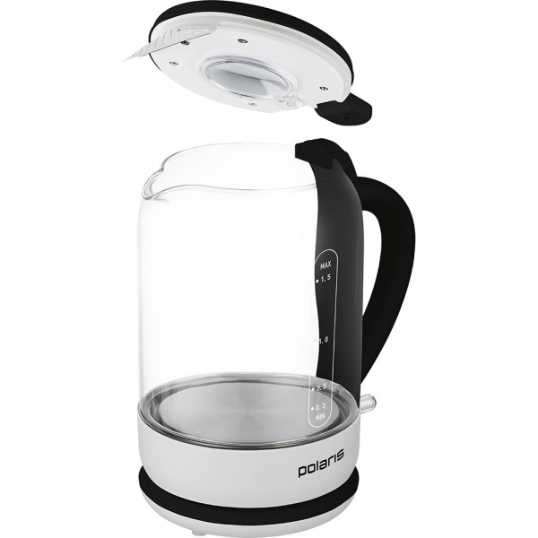 Фото - Электрический чайник Polaris PWK 1759CGL Black-White