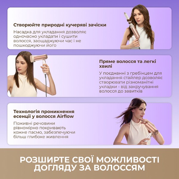 Фото - Фен-стайлер Dreame Pocket Ultra Rosy White (AHD52-RWH)