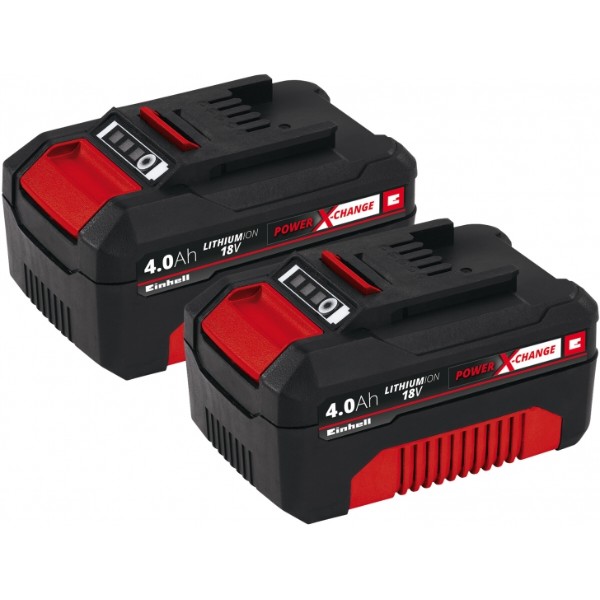 Фото - Акумулятор для електроінструментів Einhell PXC-Twinpack 4.0 Ah (4511489)