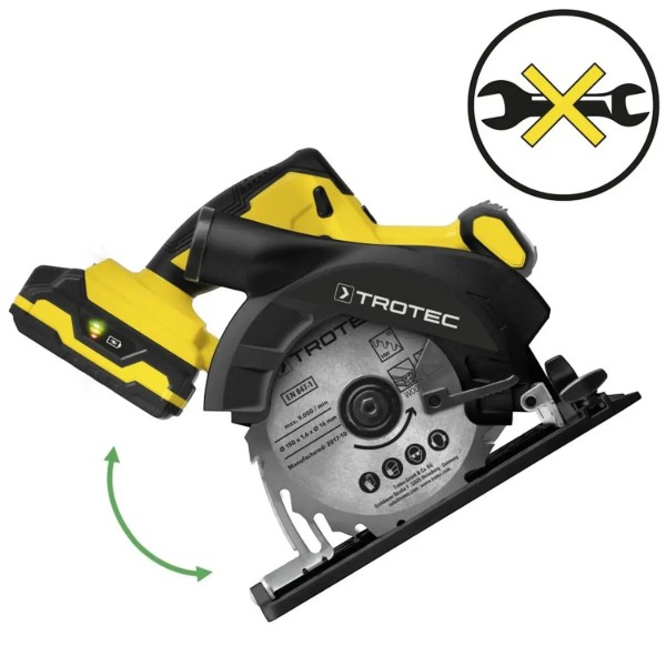 Фото - Циркулярная пила Trotec PCSS 10-20V + кейс (4430000110)