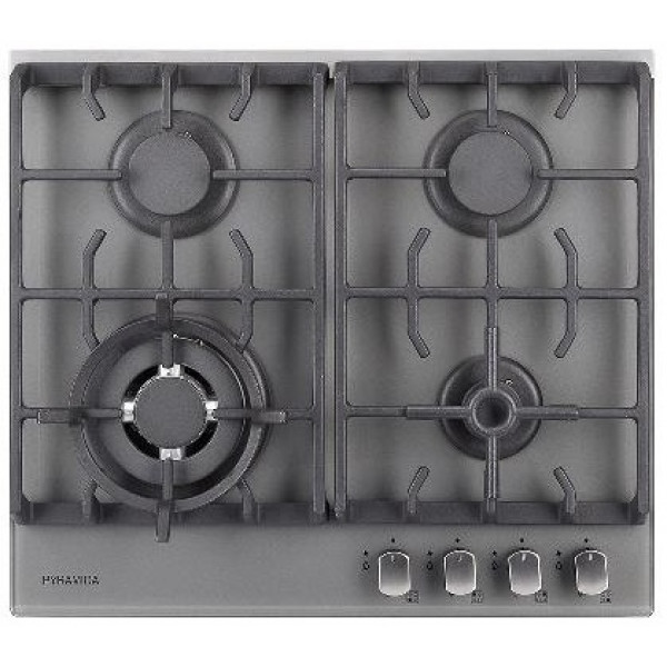Фото - Варильна поверхня газова Pyramida PFG 647 GRAY LUXE