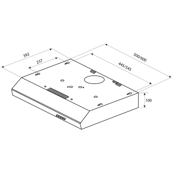 Фото - Вытяжка традиционная Pyramida UX 50 (380) B BR