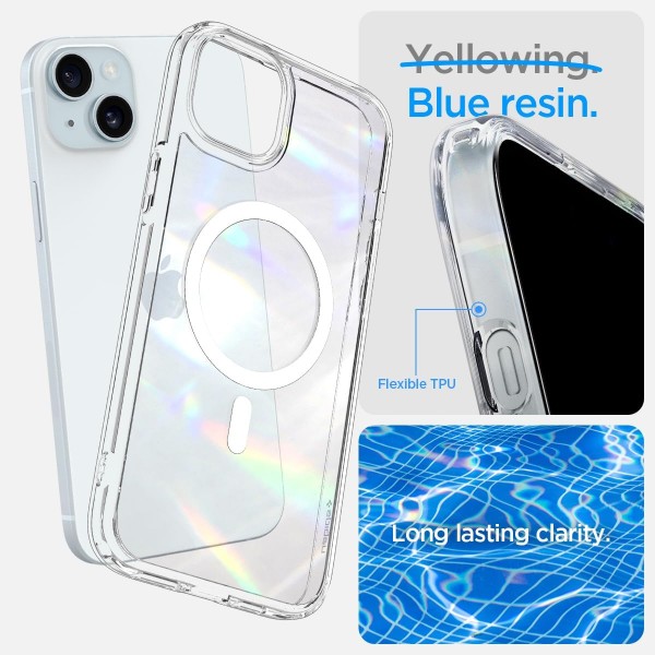 Фото - Чохол для смартфону Spigen for Apple iPhone 15 Plus Ultra Hybrid MagFit, White (ACS06660)