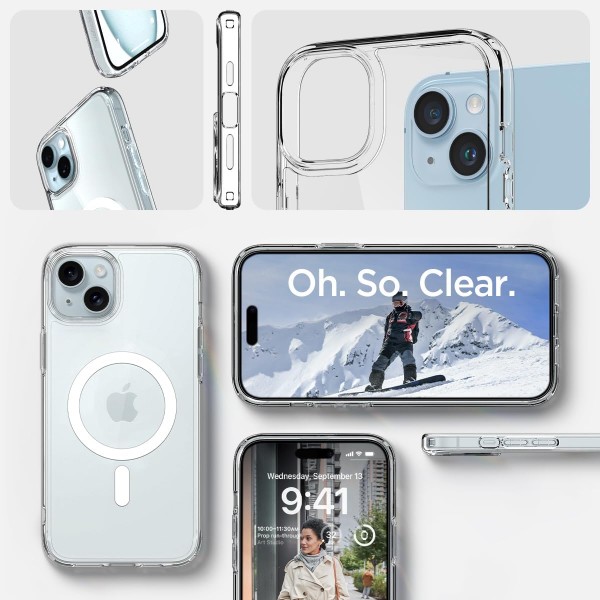 Фото - Чохол для смартфону Spigen for Apple iPhone 15 Plus Ultra Hybrid MagFit, White (ACS06660)