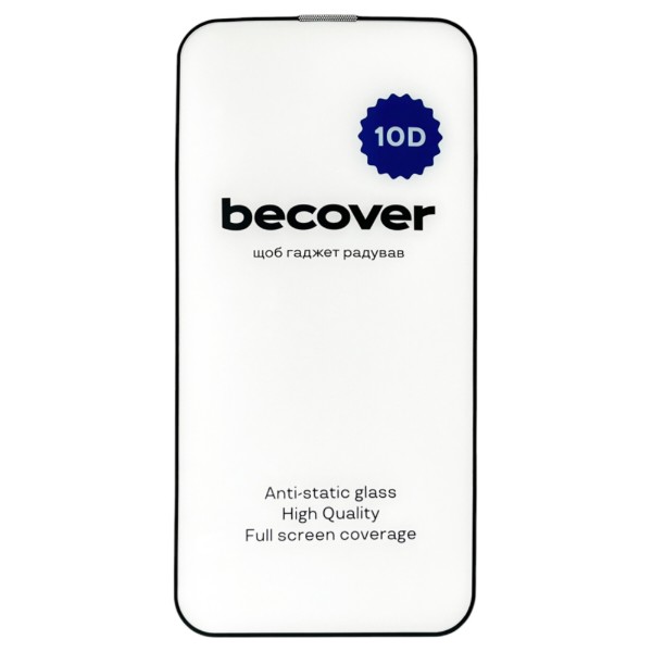 Фото - Захисне скло для смартфону BeCover for Apple iPhone 13 Pro 10D Black (711514)