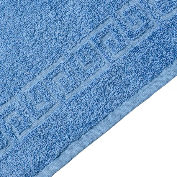 Фото - Рушник банний Home Line махровий бордюр волошковий 70х140 (174303)