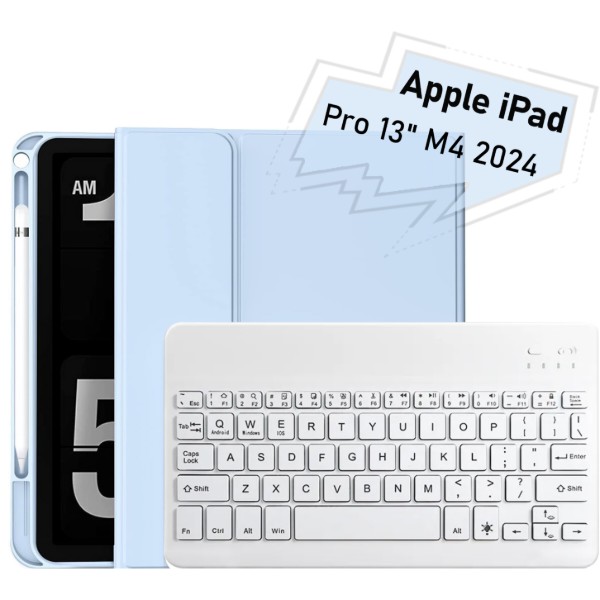 Фото - Чохол-клавіатура для планшета BeCover for Apple iPad Pro 13" M4 2024 Light Blue (713005)