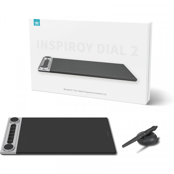 Фото - Графічний планшет Huion Inspiroy Dial 2 Q630M + рукавичка