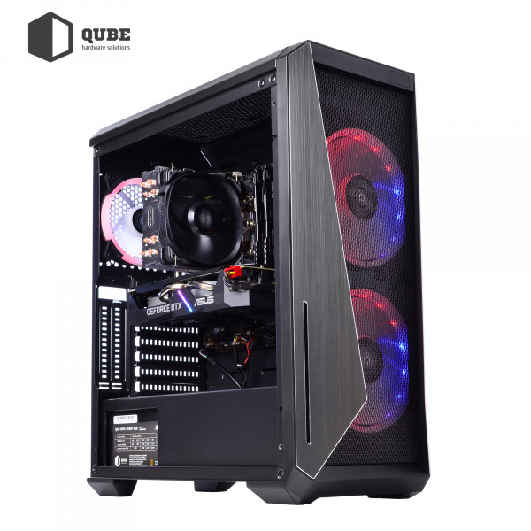 Фото - Уцінка - Системний блок QUBE QB i9 10900F RTX3080 10GB 3222 (i910900FRTX308010GB3222)