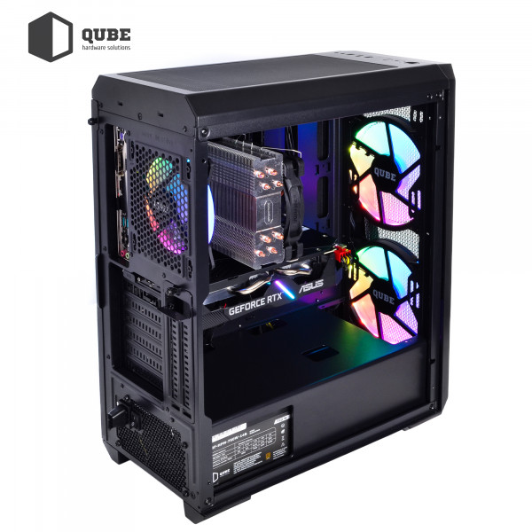 Фото - Уцінка - Системний блок QUBE QB i9 10900F RTX3080 10GB 3222 (i910900FRTX308010GB3222)