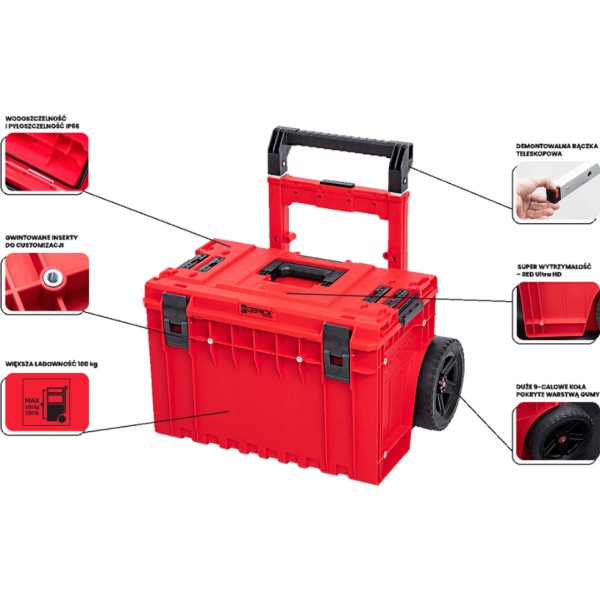 Фото - Ящик для инструментов Qbrick System ONE Cart 2.0. RED ULTRA HD Custom (SKRWQCOCCZEPG003)