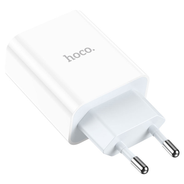 Фото - Сетевое зарядное устройство HOCO C97A PD20W+QC3.0 charger White (6931474766076)