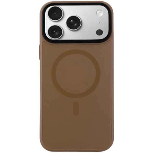 Фото - Чохол для смартфону BeCover FIBRA ArcLine Case with MagSafe for Apple iPhone 17 Pro Brown (715383)
