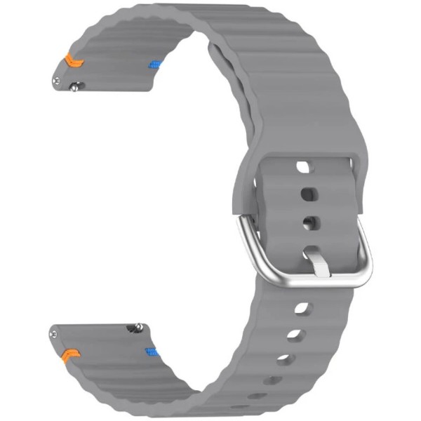 Фото - Ремінець для смарт-годинника BeCover Ribbed Straight 20mm for Samsung Galaxy Watch 7 (40/44mm)/7 FE/6/6 Classic/5/5 Pro/4/4 Classic (714845)