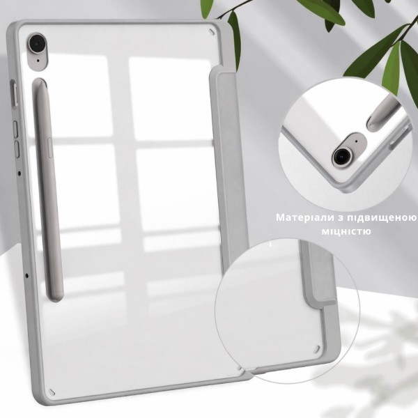 Фото - Чохол для планшета BeCover Soft Edge з кріпленням для стілусу for Samsung Galaxy Tab S10 FE (SM-X520/SM-X526) 10.9" Gray (715770)