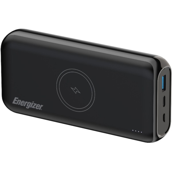 Фото - Батарея мобільна Energizer Magnetic Wireless 20000mAh 20W PD USB-A, USB-C In/Out, QI 15W Black (QE20009PQ)