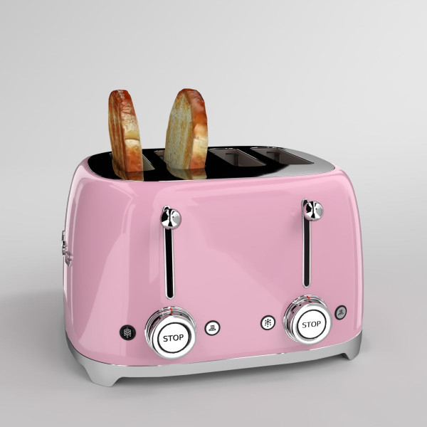 Фото - Тостер Smeg TSF03PKEU
