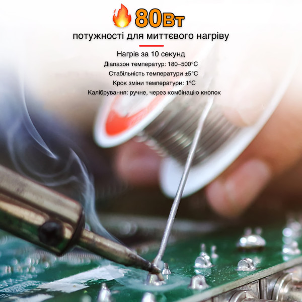 Фото - Паяльник INSPIRE QH908S-BLU-EU