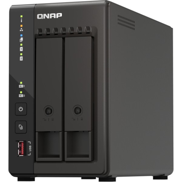 Фото - Мережеве сховище без HDD QNAP TS-253E-8G