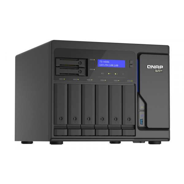 Фото - Сетевое хранилище c HDD QNAP TS-h886-D1622-16G