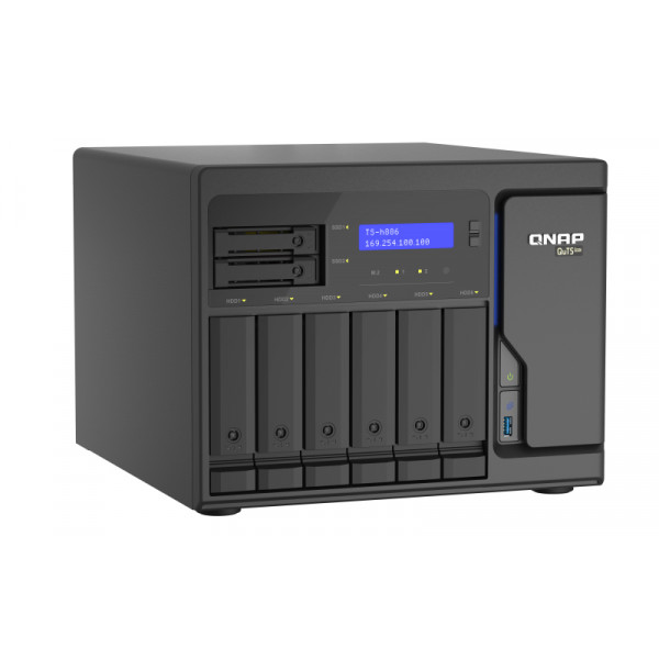 Фото - Сетевое хранилище c HDD QNAP TS-h886-D1622-16G