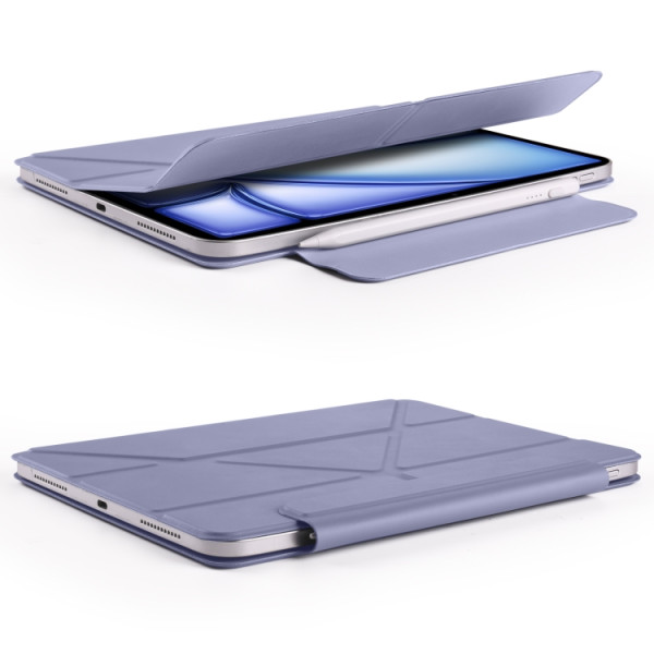 Фото - Чохол для планшета BeCover Ultra Slim Origami Magnetic з кріпленням Apple iPad Air 11'' (M2)/iPad Air 11'' (M3) Deep Purple (712959)