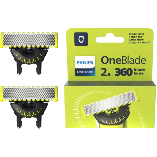 Фото - Змінні леза для тримера Philips OneBlade 360 QP420/50 (2 шт) Фото - Змінні леза для тримера Philips OneBlade 360 QP420/50 (2 шт)