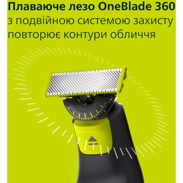 Фото - Сменные лезвия для триммера Philips OneBlade 360 QP440/50 (4 шт)