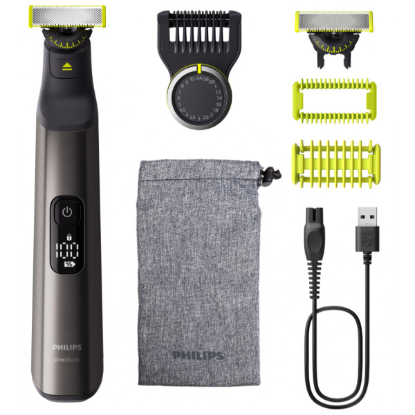 Фото - Электростанок Philips OneBlade Pro 360 QP6552/15 для лица и тела Фото - Электростанок Philips OneBlade Pro 360 QP6552/15 для лица и тела