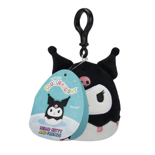 Фото - Мягкая игрушка SQUISHMALLOWS серии Хеллоу Китти - КУРОМИ 9 см (SQSN00277)