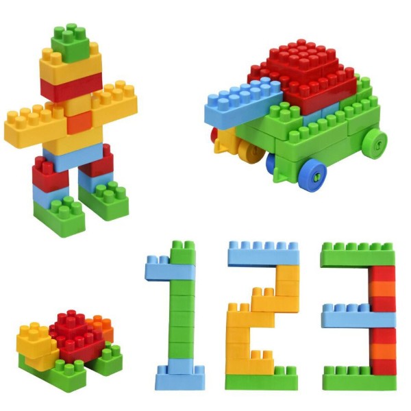 Фото - Пластиковый конструктор для малышей Tigres Mini Blocks 100 эл.