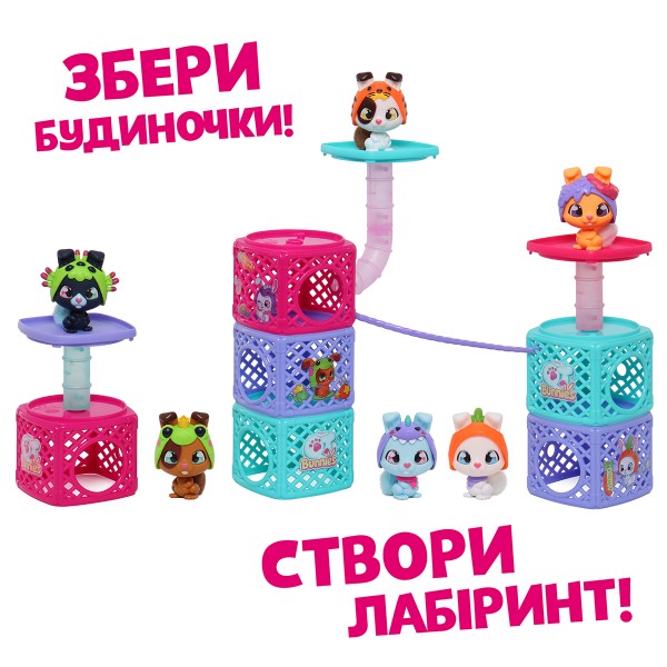 Фото - Коллекционная фигурка набор QT Bunnies ЗАЙЧИК РИББИТ (452000-3)