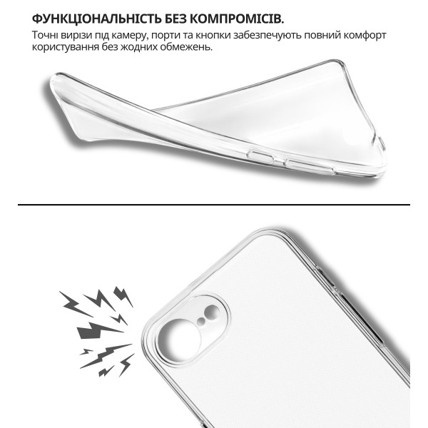 Фото - Чохол для смартфону BeCover for Apple iPhone 17e Transparancy (715147)