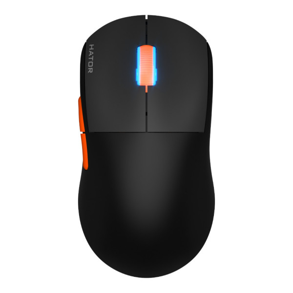 Фото - Мышь беспроводная игровая Hator Quasar 2 Pro Wireless/Bluetooth/USB Black-Orange (HTM560BO) Фото - Мышь беспроводная игровая Hator Quasar 2 Pro Wireless/Bluetooth/USB Black-Orange (HTM560BO)